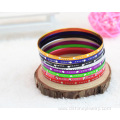 Drop Engraved Metal Aluminum Bangles Cheap Bangles For Girls